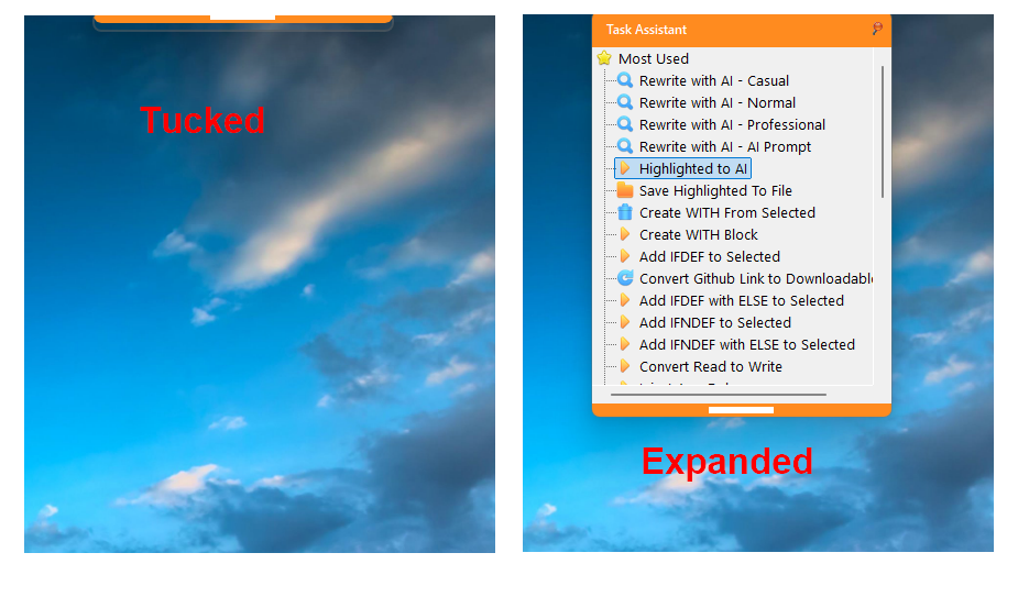 Task Assistant Interface
